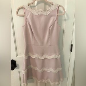Blush pink ric rac trim Sail to Sable dress size 0